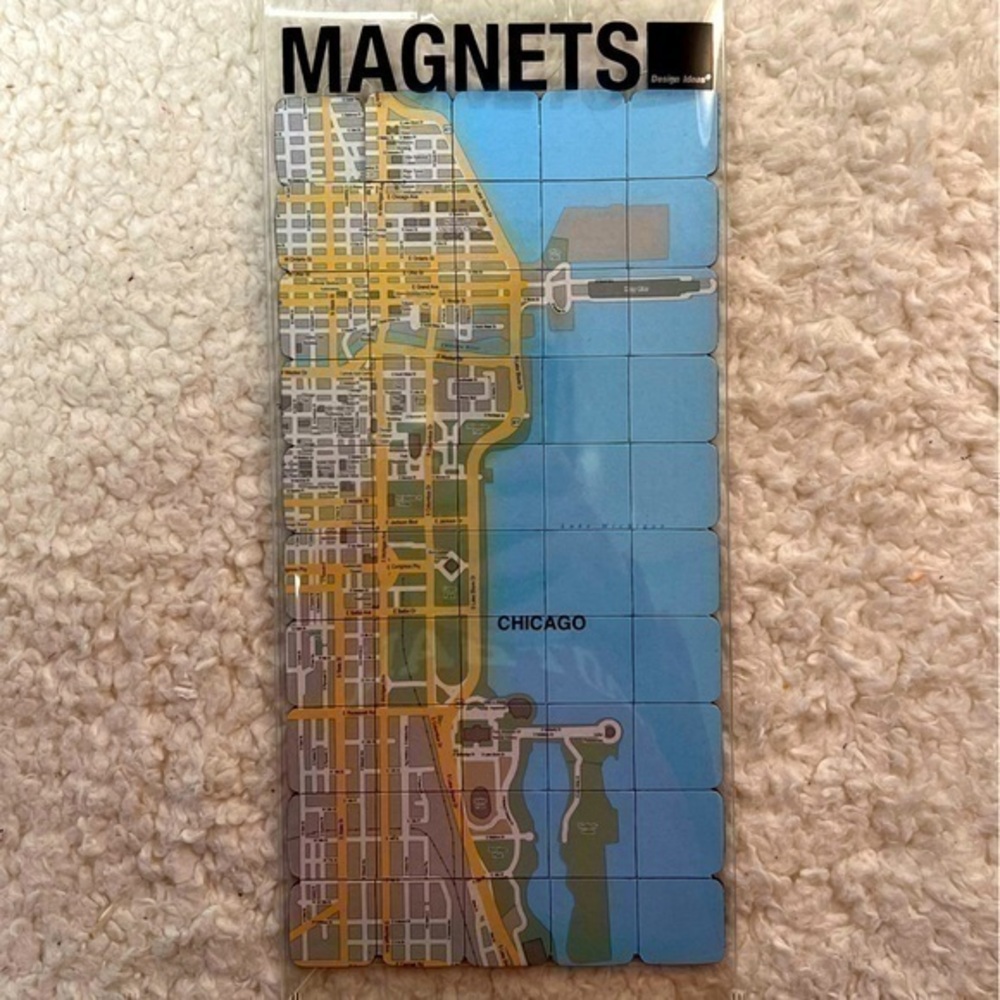 Design Ideas Map Magnets Chicago